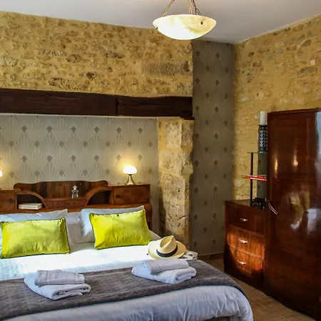 فندق مبيت وإفطار Aux Bories De Marquay, D'hotes Avec Piscine Et Pres De Sarlat
