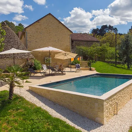 Aux Bories De Marquay, D'hotes Avec Piscine Et Pres De Sarlat Frühstückspension